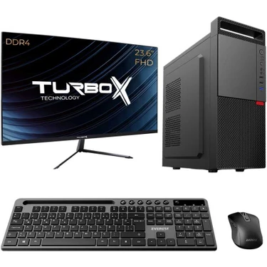 Turbox TX5238 Intel Core I5 9400F 16GB Ddr4 256GB SSD 2gb R5 230 23.6 Inç Freedos Kurumsal Ofis