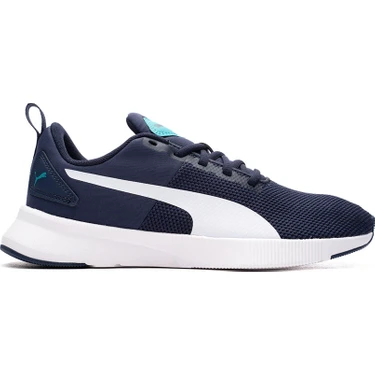 192928-34 Puma Flyer Runner Jr Unisex Spor Ayakkabı Peacoat-White-Deep