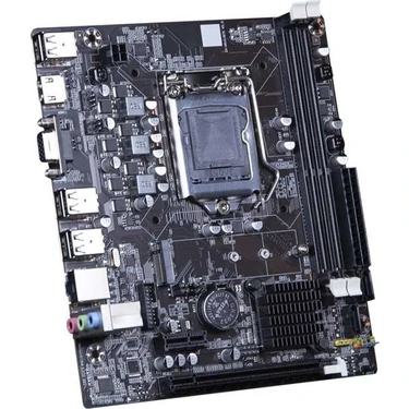 Turbox B75(H61) Sata,m2 Ddr3 1600MHZ USB 3.0 VGA HDMI Ses G.lan 1155P 2.3.gen