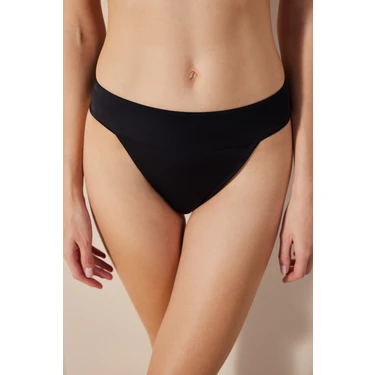 Penti Basic Belt Siyah Kadın Bikini Altı Orta Bel Yapısıyla Şık ve Rahat Kullanım