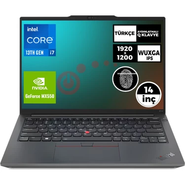 Lenovo Thinkpad E14 Gen 5 Intel Core I7-1355U 40GB 512GB SSD 14" Wuxga 2gb MX550 Freedos