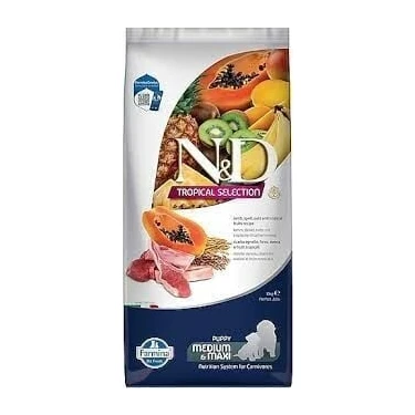 N&D Tropical Selection Kuzu Etli ve Tropikal Meyveli Orta ve Büyük Irk Yavru Köpek Maması