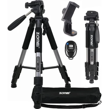 Zomei Q111 Profesyonel Alüminyum Tripod 5 kg Taşıma