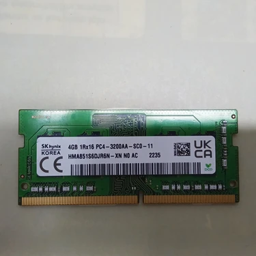 Sk Hynix 4 GB Ram (1RX16) Ddr4 3200 Mhz HMA851S6DJR6N-XN Fiyatı