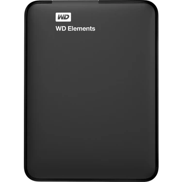 WD 1TB Taşınabilir Disk USB 3.0 Siyah 2.5 inç Hızlı Veri Transferi ile Güvenli