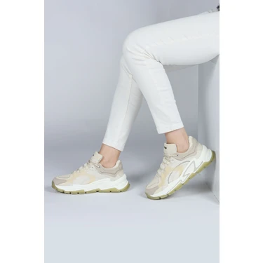 Jump 29096 Bej Kadın Sneaker Günlük Spor Ayakkabı Fiyatı