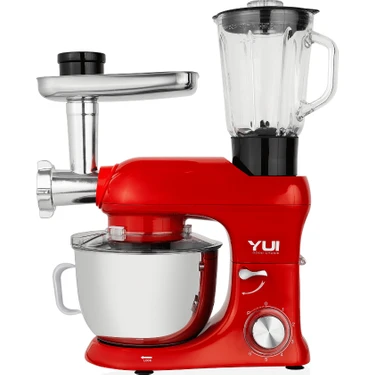Yui M200 Multi-fonksiyonel 3'ü Bir Arada Döküm Gövde Stand Mikser Kıyma Setli Ve Blender Özellikli