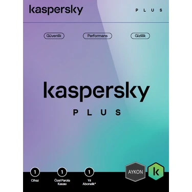 Kaspersky Plus-VPN DAHİL-1 Kullanıcı 1 Yıl - Resmi Distribütör