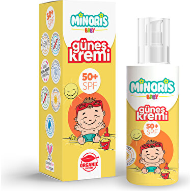 Minoris Baby Organik Güneş Kremi 50 Spf 165