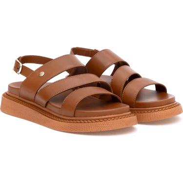 U.S. Polo Assn. Kadın Taba Sandalet