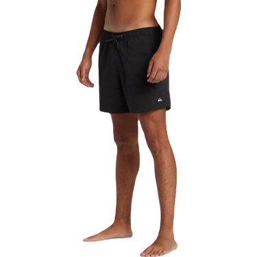 Quiksilver Everyday Solid Volley 15 Erkek Siyah Deniz Şortu