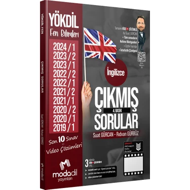 Modadil Yayınları YÖKDİL Fen Çıkmış Sorular Tamamı Video