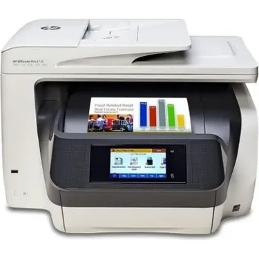 Hp Officejet Pro 8730 Tarayıcı + Fotokopi + Faks Çok Fonksiyonlu Mürekkep Püskürtmeli Yazıcı Teşhir