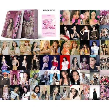 Home Silk 55PCS Blackpink Lomo Kartları Blackpink 7. Yıl Fiyatı