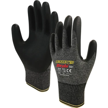 Beybi B-Flex 110 Köpük Nitril Kaplı Hassas Montaj Eldiveni No:10 Xlarge 1