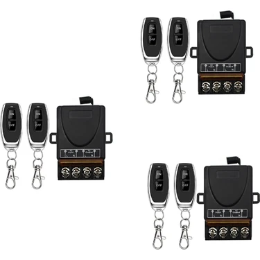 KingKuee 3x AC220V 30A 1ch 433MHZ Kablosuz Uzaktan Kumanda Anahtarı Rf Röle Alıcı + Elektrikli
