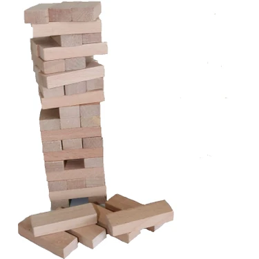 Snrby SNR Denge(Jenga)Oyunu,Ahşap,54 Parça,%100