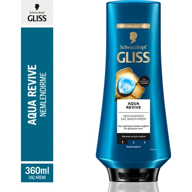 Schwarzkopf Gliss Aqua Revive Nemlendirici Saç Bakım Kremi 360