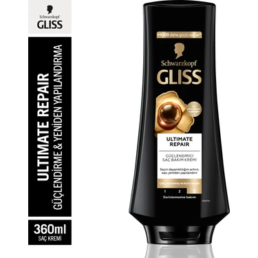 Schwarzkopf Gliss Ultimate Repair Güçlendirici & Yapılandırıcı Saç Bakım Kremi 360