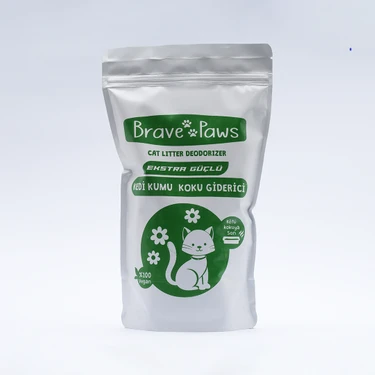 Brave Paws kedi kumu kokusu Organik Doğal Aktif Karbon Kedi Kumu Koku Giderici