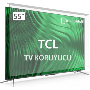 Best Ekran  Tcl 55C755 Tv Ekran Koruyucu - Tcl 55" Inç 139 cm QLED 55C755GTV Tv Ekran