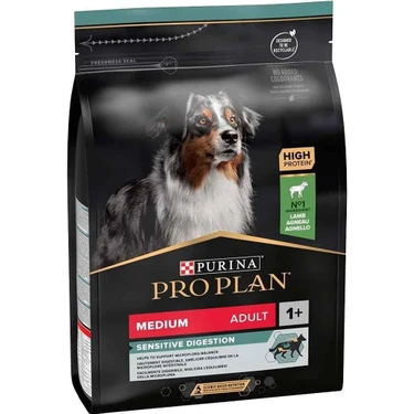 Pro Plan Sensitive Digestion Medium Kuzu Etli 3 kg Yetişkin Köpek