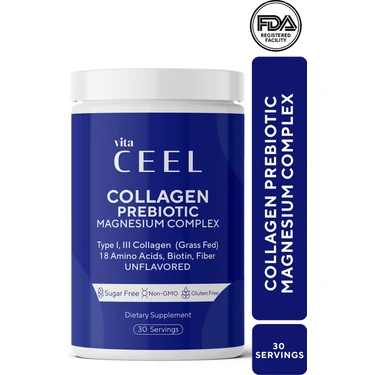 Vita Ceel Magnezyum Complex ve Kolajen Tip 1,