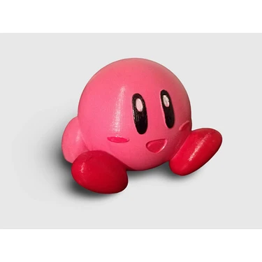 3D Layer Craft Sevimli Kirby Figür Oyuncak Kirby