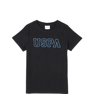 U.S. Polo Assn. Erkek Çocuk Siyah T-Shirt Basic