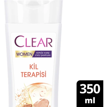 Clear Women Kepeğe Karşı Etkili Şampuan Kil Terapisi 350