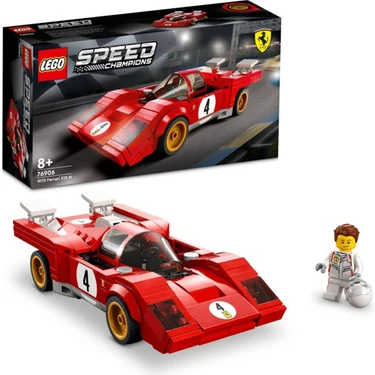 LEGO® Speed Champions 1970 Ferrari 512 M 76906 - 8 Yaş ve Üzeri Çocuklar için Harika bir Yarış