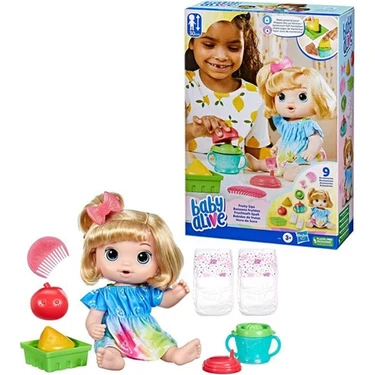 Baby Alive Bebeğimle Eğlenceli Yudumlar Sarışın