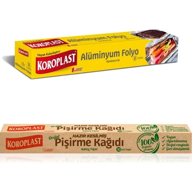 Koroplast A. Folyo 8 Metre+Hazır Kesilmiş Pişirme