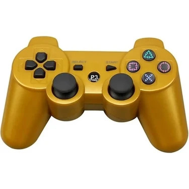 Lalulala Altın-Kablosuz Bluetooth Uyumlu Denetleyici Sony Ps3 Gamepad Için Play Station 3 Joystick