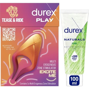 Durex Çoklu Erojen Bölge Uyarıcı + Naturals Pure  Jel
