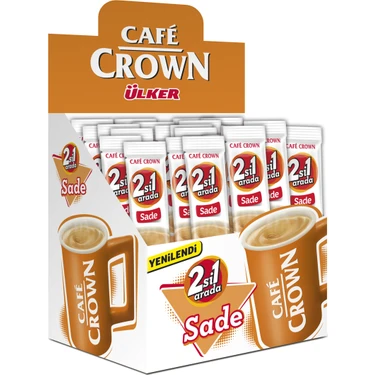 Cafe Crown 2'si 1 Arada Sade 11 Gr. x 24