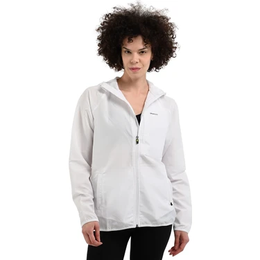 Sportive Brezza Unisex Beyaz Günlük Stil Yağmurluk