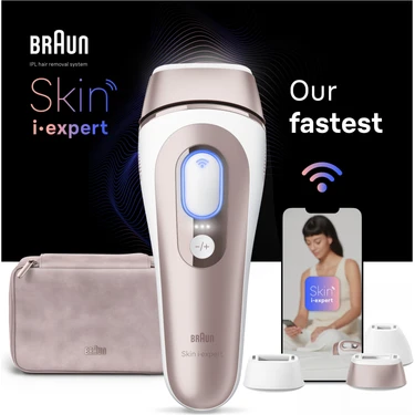 Braun Ipl Skin I·expert, Evde Tüy Alma, Ücretsiz Uygulama, Çanta, Gillette Venus, 3 Başlık,