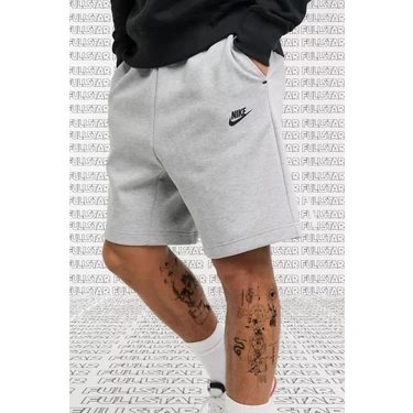 Nike tech fleece shorts light grey best sale