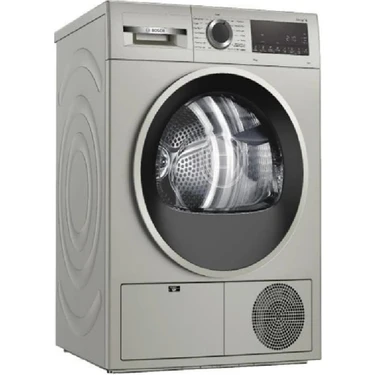 Bosch WQG2410TTR A++ 9 kg Isı Pompalı Çamaşır Kurutma Makinesi Nem Sensörü ile Gümüş