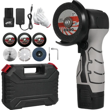 Geevorks Akülü Açılı Taşlama 7000RPM Elektrikli Taşlama Aleti (Yurt