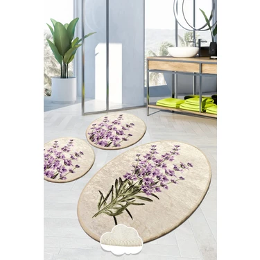 Chilai Home Lavender Djt 3 Lü Set Banyo