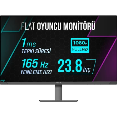 Warp WRP24-165-B 23.8" 165HZ 1ms Rgb Flat (Hdmı + Display Port) Freesync + G-Sync Full Hd Oyuncu