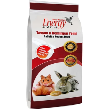 Pet Food Energy 500 gr Tavşan & Kemirgen