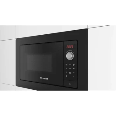 Bosch BFL623MB3 Ankastre Mikrodalga Fırın 20 lt Kapasite 800 W Güç Dijital Kontrol
