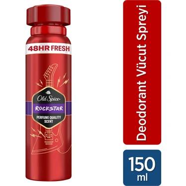 Old Spice Rockstar Erkek Deodorant Vücut Spreyi 150