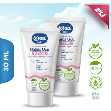 Wee Baby Organik Göğüs Ucu Kremi 30 ml (2