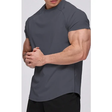 Ghassy Co. Erkek Running Sports Reglan Oval Kesim Penye