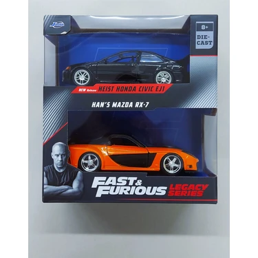 Jada 1/32 Ölçek 2'li Fast And Furious Set - Han's Mazda Rx-7 Fiyatı