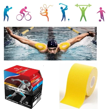 Life Care Kinesio Tape  Sarı 5 cm x 5 M